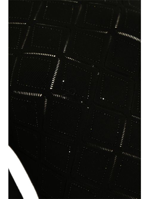 Maglia in misto viscosa con strass Nero BLUGIRL | RF5114 MS99E22222